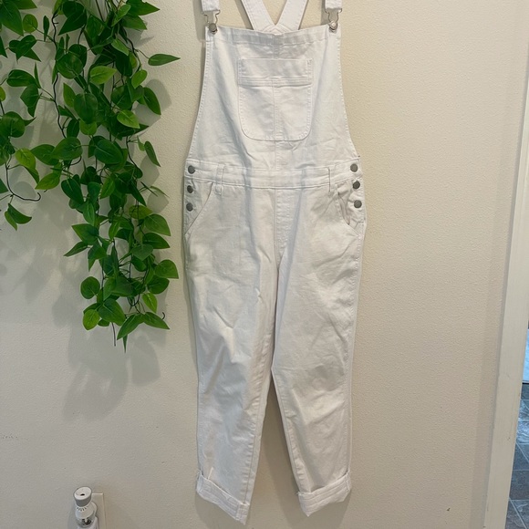 Judy Blue Pants - White overalls
